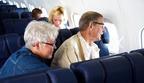 elderly traveling