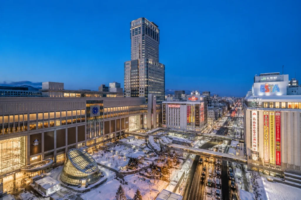 sapporo business districts